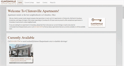 Desktop Screenshot of clintonvilleapartments.com